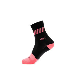 Huizapol calcetines (hombre) (negro/rosa)plant
