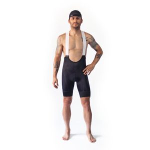 Safetti bib short napoles black hombre